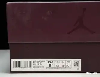 A Air 5 Jordan Ma Maniere FD1330-001 x 0602